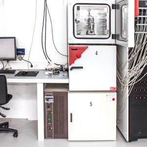 Maccor 4000 series cycler and climate chambers, EL-CELL laboratory
