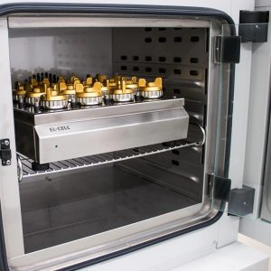 PAT-Stand-16 with PAT-Cells in a climate chamber