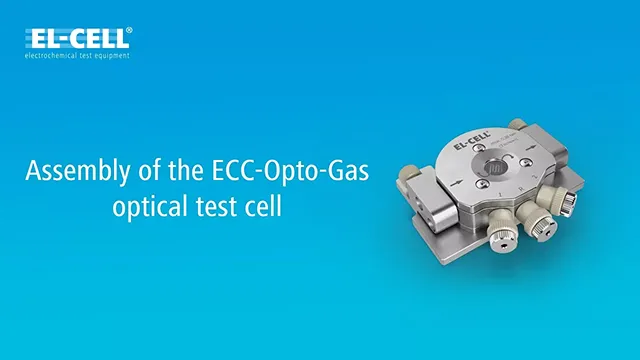 Assembly of the ECC-Opto-Gas optical test cell