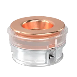 PAT-Core with copper and aluminum plungers and reference electrode