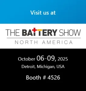 Visit us at the Battery Show in Detroit; USA