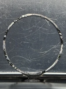 Discoloured Na reference ring