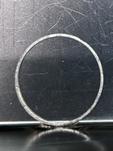 Discoloured Na reference ring