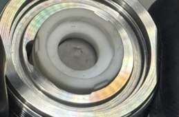 assembly6 | EL-CELL PAT-Solid-Core Assembly: Active material tablet after pressing with 450 MPa